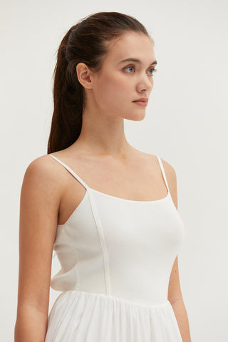 Elena Mixed Media Dress