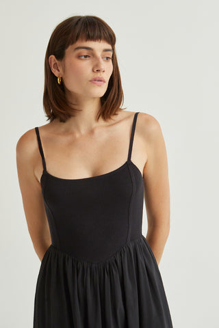 Elena Mixed Media Dress