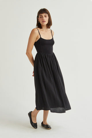 Elena Mixed Media Dress