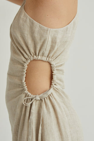 Aura One Shoulder Midi Dress