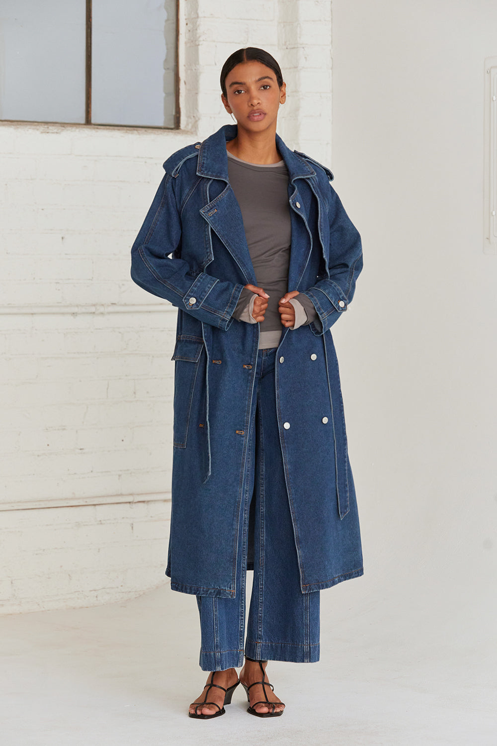 Logo Jacquard Michael Kors Trenssi Empire Logo Jacquard Trench