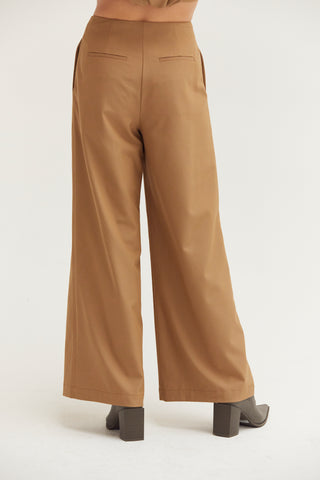 Reese Pleated Wide Leg Trousers