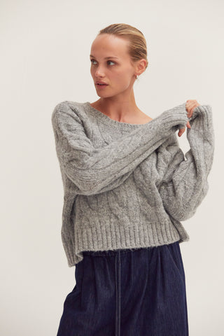 Carol Cable Knit Sweater