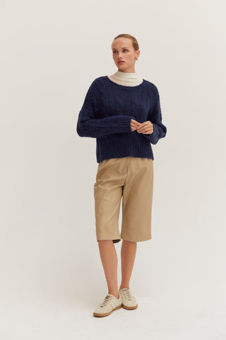 Carol Cable Knit Sweater