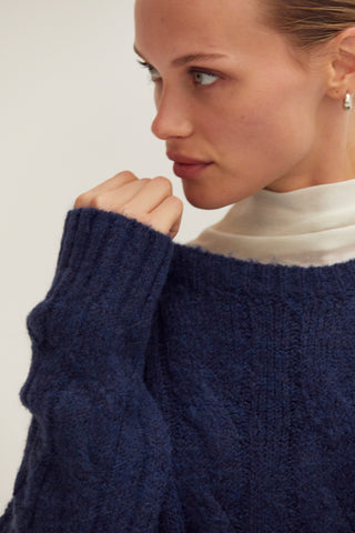 Carol Cable Knit Sweater