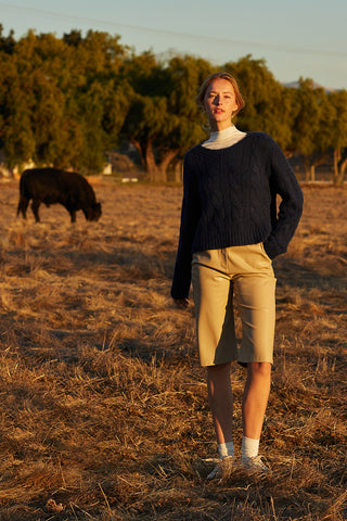 Carol Cable Knit Sweater