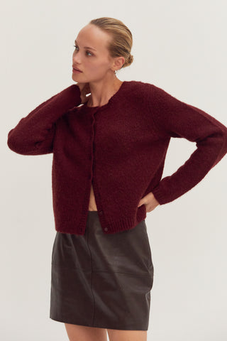 Eliza Crew Neck Cardigan