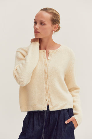 Eliza Crew Neck Cardigan