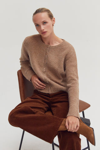 Eliza Crew Neck Cardigan