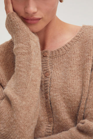 Eliza Crew Neck Cardigan