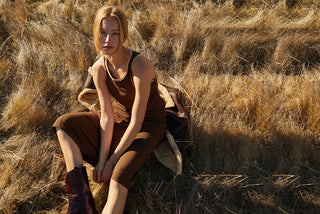 woman in a tank dress that fits the 5 outfit rule