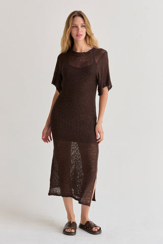 Mariela Netted Knit Dress