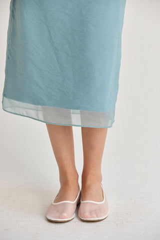 Zeah Organza Tube Midi Dress