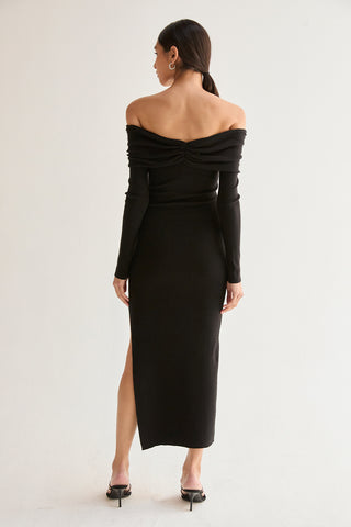 Ember Off Shoulder Sweater Dress