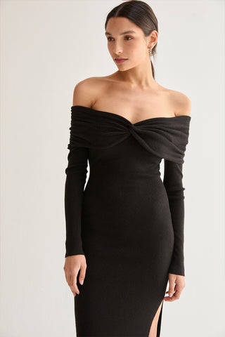 Ember Off Shoulder Sweater Dress