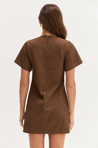 Katia Textured Shift Mini Dress