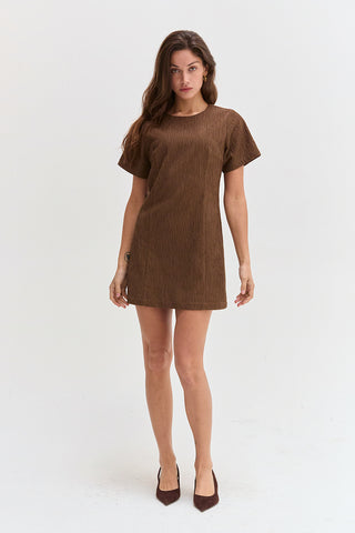 Katia Textured Shift Mini Dress