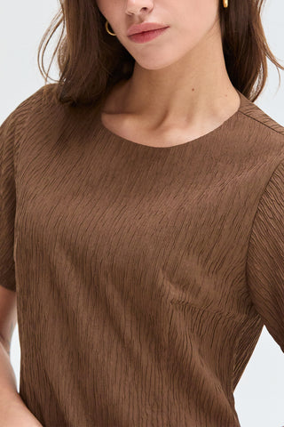Katia Textured Shift Mini Dress