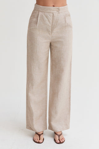 Dani Linen Wide Leg Pants