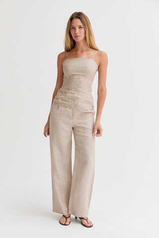 Dani Linen Wide Leg Pants