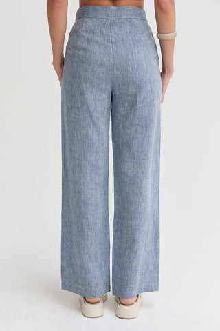 Dani Linen Wide Leg Pants