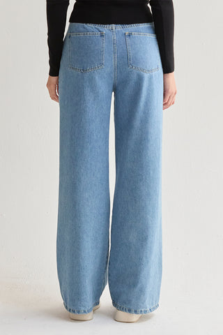 Victoria Wide Leg Denim Pants