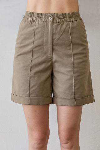Jane High Waisted Trouser Shorts