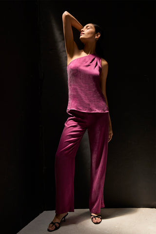 Bethany Straight Leg Cupro Trousers