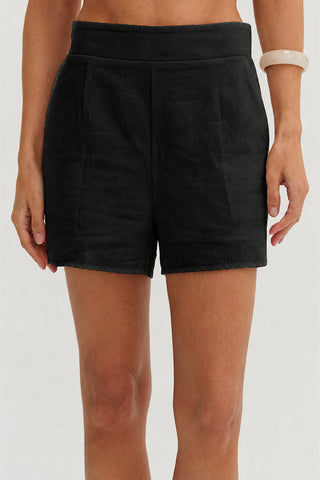 Isla Easy Wear Linen Blend Shorts