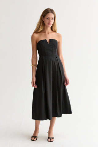 Zae V-wire Modal Blend Midi Dress