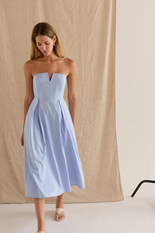 Zae V-wire Modal Blend Midi Dress