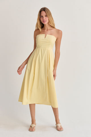 Zae V-wire Modal Blend Midi Dress