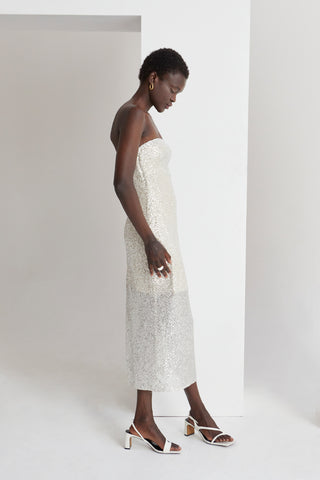 Helen Sequins Tube Dress