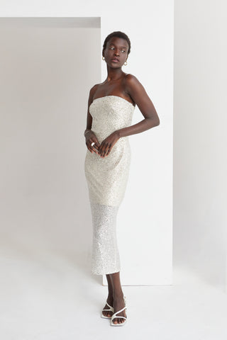 Helen Sequins Tube Dress