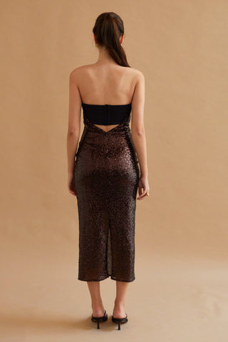 Everly Sequins Tube Dress