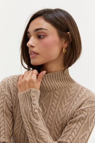 Scarlett Cable Knit Midi Dress Scarlett Cable Knit Midi Dress