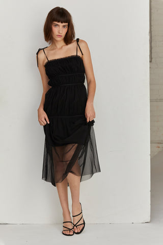 Sienne Tulle Midi Dress