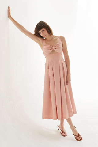 isabelle midi dress Tiger Mist Isabelle Halter Midi Dress