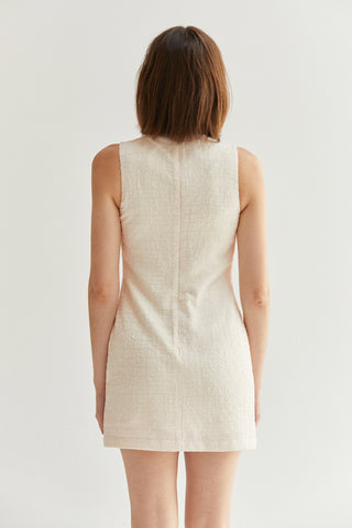 Mylah Mock Neck Sleeveless Sheath Dress Mylah Mock Neck Sleeveless Sheath Dress