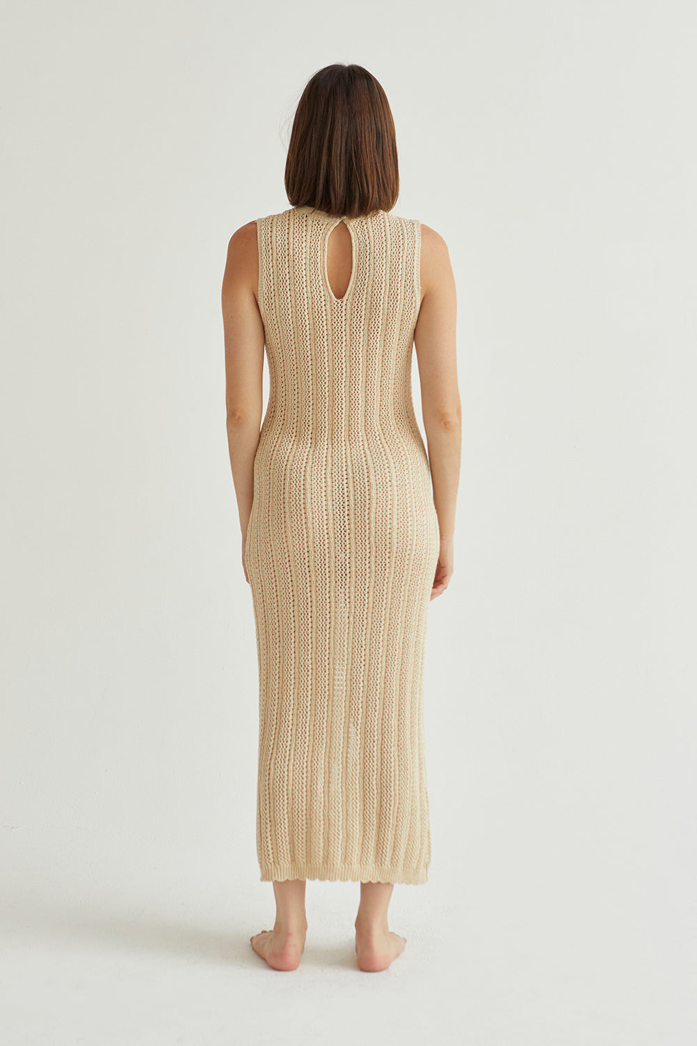 【8/25までの出品】ANDMARY camila slit dress ANDMARY】Ami pocket slit dress