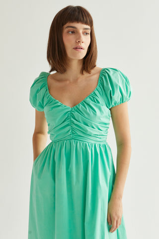 Belle Sweetheart Neckline Midi Dress - Crescent Clothing Belle Sweetheart Neckline Midi Dress - Crescent Clothing