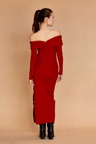Ember Off Shoulder Sweater Dress
