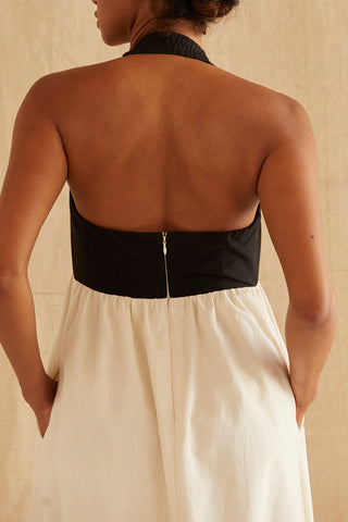 Lilibeth Halter Neck Midi Dress