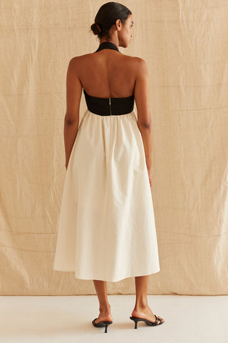 Lilibeth Halter Neck Midi Dress