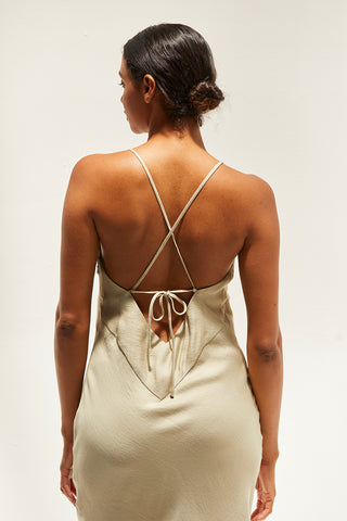 Nia Front Cut Out Slip Dress