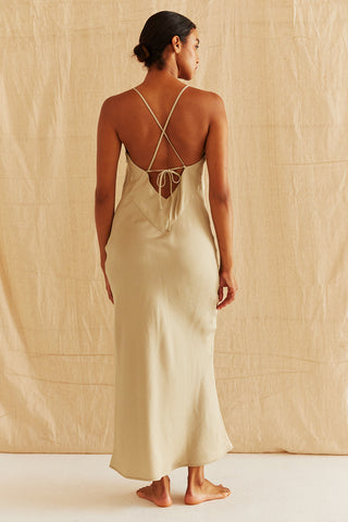 Nia Front Cut Out Slip Dress