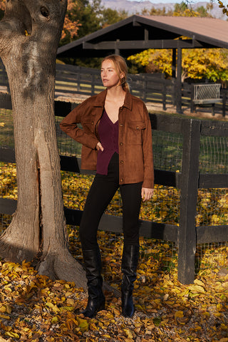 Alex Suede Shirt Jacket