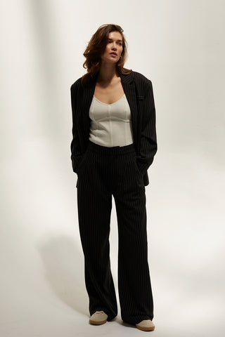 Zhuri Pinstriped Blazer