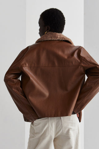 Eloise Vegan Leather Jacket