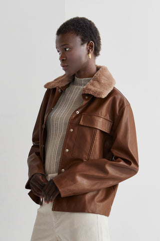 Eloise Vegan Leather Jacket